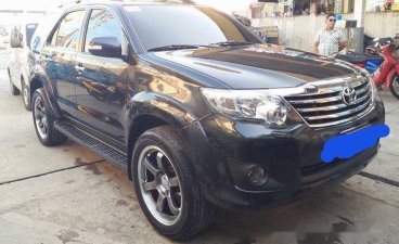 Selling Black Toyota Fortuner 2012 at 74000 km 