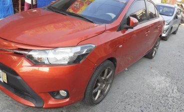 Selling Orange Toyota Vios 2015 in Caloocan