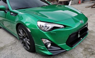 Green Toyota 86 2012 for sale in Quezon City