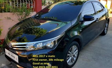Black Toyota Altis 2017 for sale in Davao