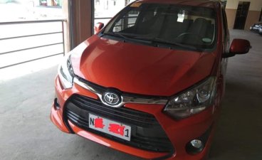 Orange Toyota Wigo 2019 for sale in Magalang 