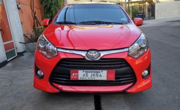 Selling Red Toyota Wigo 2018 Hatchback in Manila