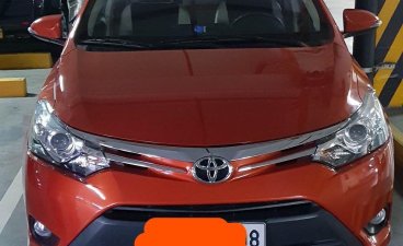 Sell Orange 2014 Toyota Vios in Quezon City