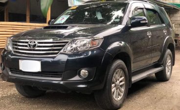 Balck Toyota Fortuner 2014 for sale in Malolos
