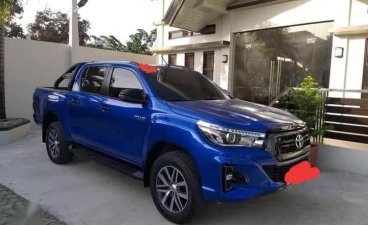 Blue Toyota Hilux 2009 for sale in Quezon City