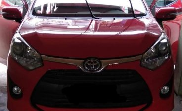 Red Toyota Wigo for sale in Valenzuela