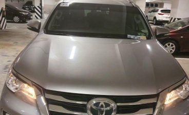 Selling Silver Toyota Fortuner 2017 in Quezon City