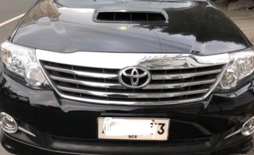 Black Toyota Fortuner 2.7 2015 for sale in Manila