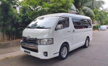 Pearlwhite Toyota Hiace Super Grandia 2015 for sale in Marikina