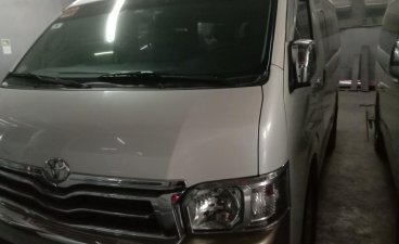 Pearlwhite Toyota Hi Ace Super Grandia 2017 for sale in Quezon City