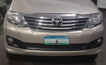 Silver Toyota Fortuner 2013