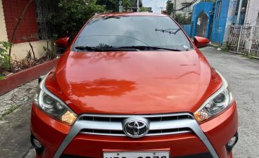 Sell Orange 2016 Toyota Yaris Hatchback at Automatic in  at 24600 in Malabon
