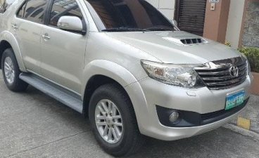 Silver Toyota Fortuner 2013 for sale in Manila