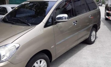 Beige Toyota Innova 2012 for sale in Manila