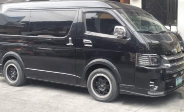 Black Toyota Hiace 2017 for sale in Manila