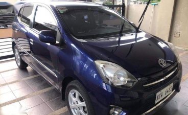 Blue Toyota Wigo 2016 for sale in Samal
