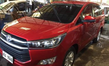 Red Toyota Innova 2018 for sale in Imus