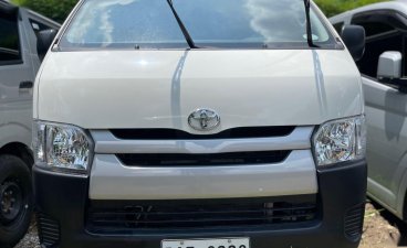 Selling Pearl White Toyota Hiace 2021 in Quezon City