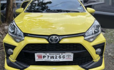 Sell Yellow 2021 Toyota Wigo in Quezon City