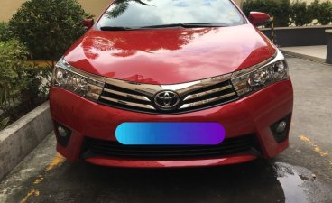 Red Toyota Corolla Altis 2016 for sale in Quezon City