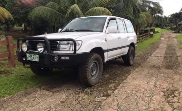 White Toyota Land Cruiser 1995 for sale in Automatic