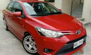 Selling Red Toyota Vios 2017 in San Carlos