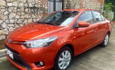 Orange Toyota Vios 2017 for sale in Quezon