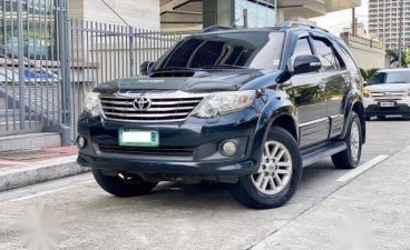 Black Toyota Fortuner 2013 for sale in Automatic