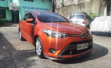 Orange Toyota Vios 2016 for sale in Pasay