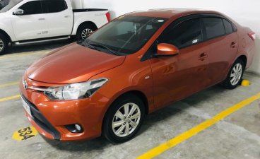 Orange Toyota Vios 2017 for sale in Quezon