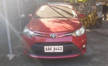 Red Toyota Vios 2014 for sale in Manual