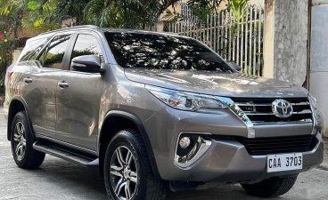 Silver Toyota Fortuner 2017 for sale in Quezon 