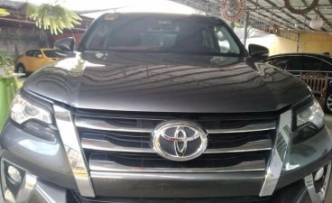 Grey Toyota Fortuner 2018 for sale in Las Piñas