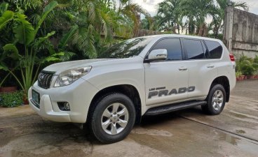 Selling Pearl White Toyota Land Cruiser Prado 2013 in Cebu 