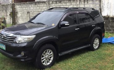 Sell Black 2012 Toyota Fortuner in Dasmariñas
