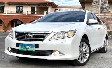 Pearl White Toyota Camry 2012 for sale in Las Piñas