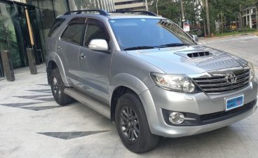 Brightsilver Toyota Fortuner 2015 for sale in Pasig 