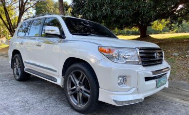 Pearl White Toyota Land Cruiser 2013 for sale in Automatic