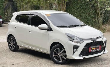 Sell White 2021 Toyota Wigo in Quezon City