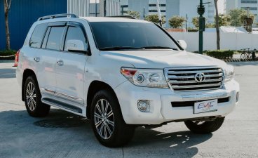 Pearl White Toyota Land Cruiser 2012 for sale in Quezon