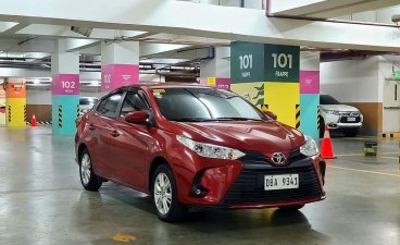 Red Toyota Vios 2021 for sale in Automatic