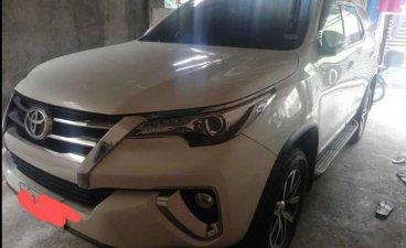 Selling Pearl White Toyota Fortuner 2017 in Cabanatuan