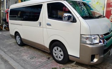 Pearl White Toyota Hiace 2015 for sale in Manual
