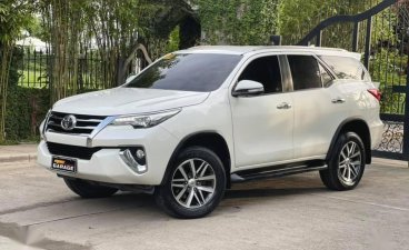 Pearl White Toyota Fortuner 2017 for sale in Automatic