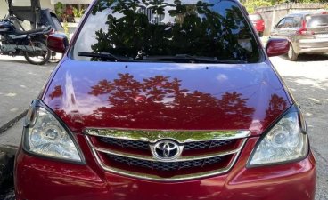Red Toyota Avanza 2007 for sale in Manual