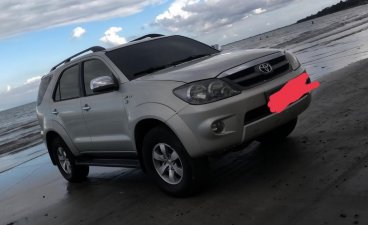 Pearl White Toyota Fortuner 2008 for sale in Caloocan 