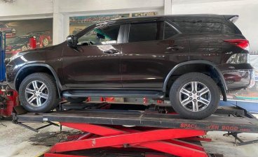 Brown Toyota Fortuner 2017 for sale in Quezon