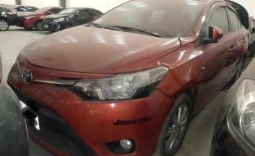 Orange Toyota Vios 2017 for sale in Quezon 