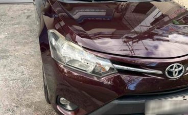 Red Toyota Vios 2017 for sale in Manual