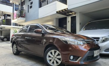 Sell Brown 2015 Toyota Vios in Quezon City
